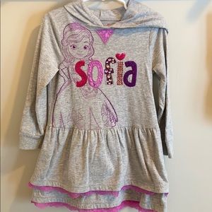 Girls Hooded Top-size 4